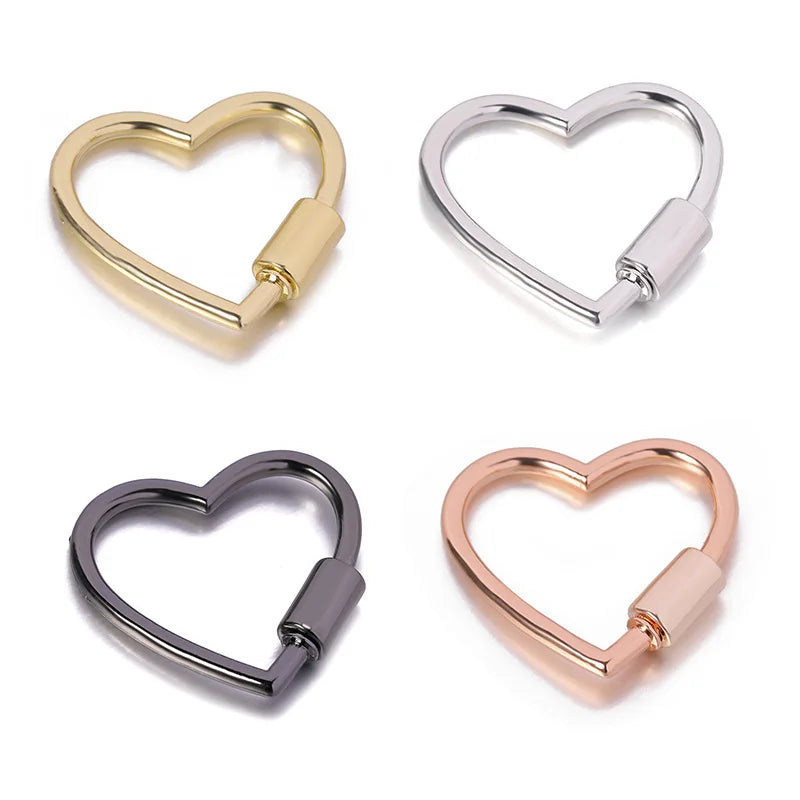 Metal Heart Keychain
