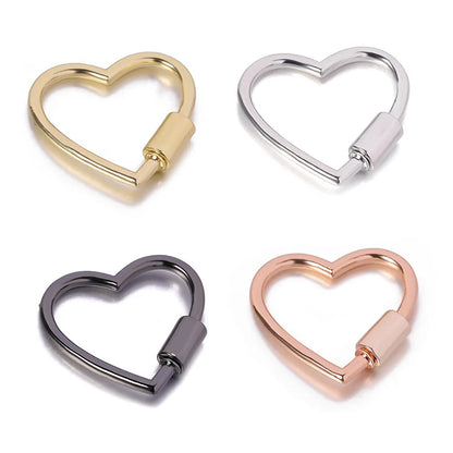 Metal Heart Keychain