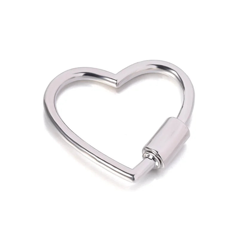 Metal Heart Keychain