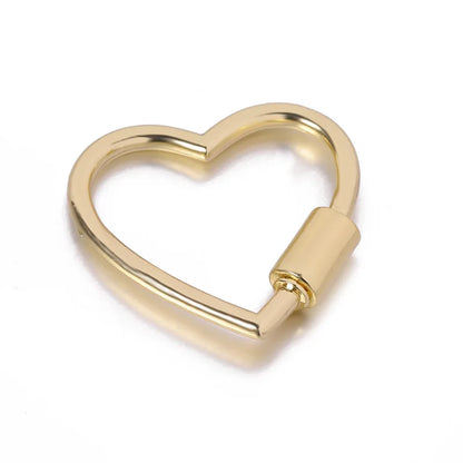 Metal Heart Keychain