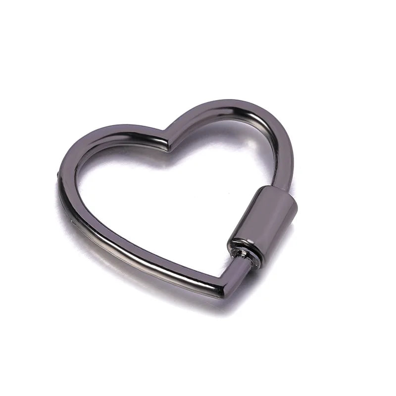 Metal Heart Keychain