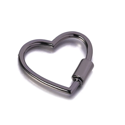 Metal Heart Keychain