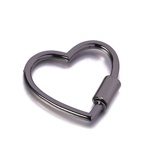 Metal Heart Keychain