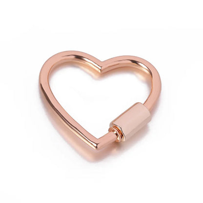 Metal Heart Keychain